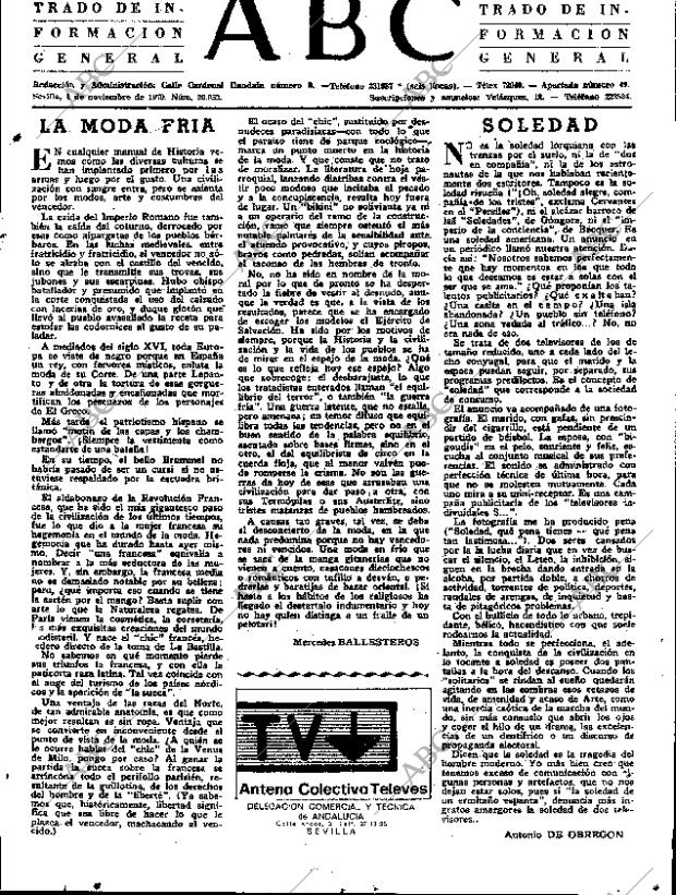 ABC SEVILLA 01-11-1970 página 3