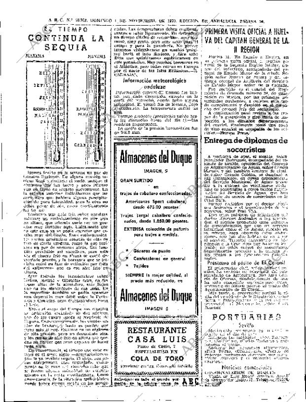 ABC SEVILLA 01-11-1970 página 56