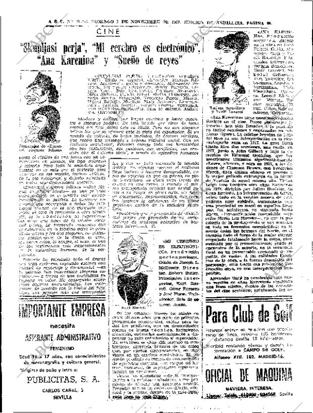 ABC SEVILLA 01-11-1970 página 66