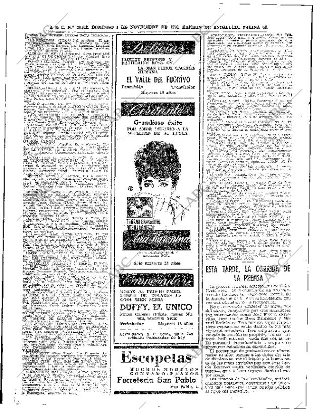 ABC SEVILLA 01-11-1970 página 68