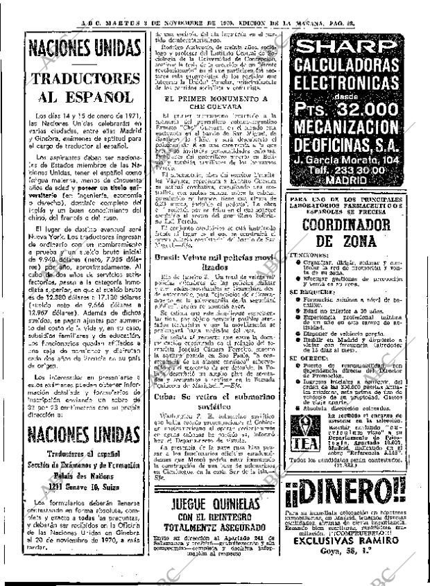 ABC MADRID 03-11-1970 página 28