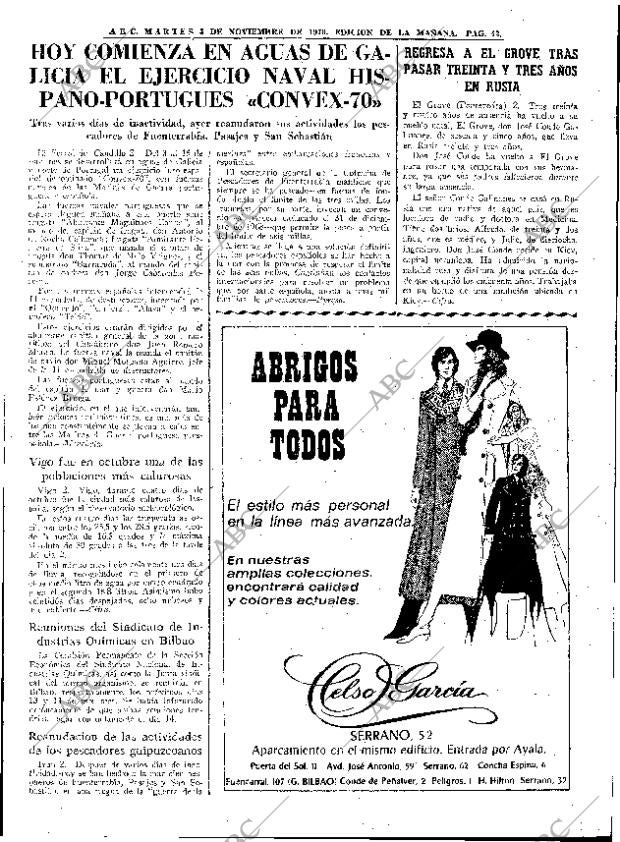 ABC MADRID 03-11-1970 página 43