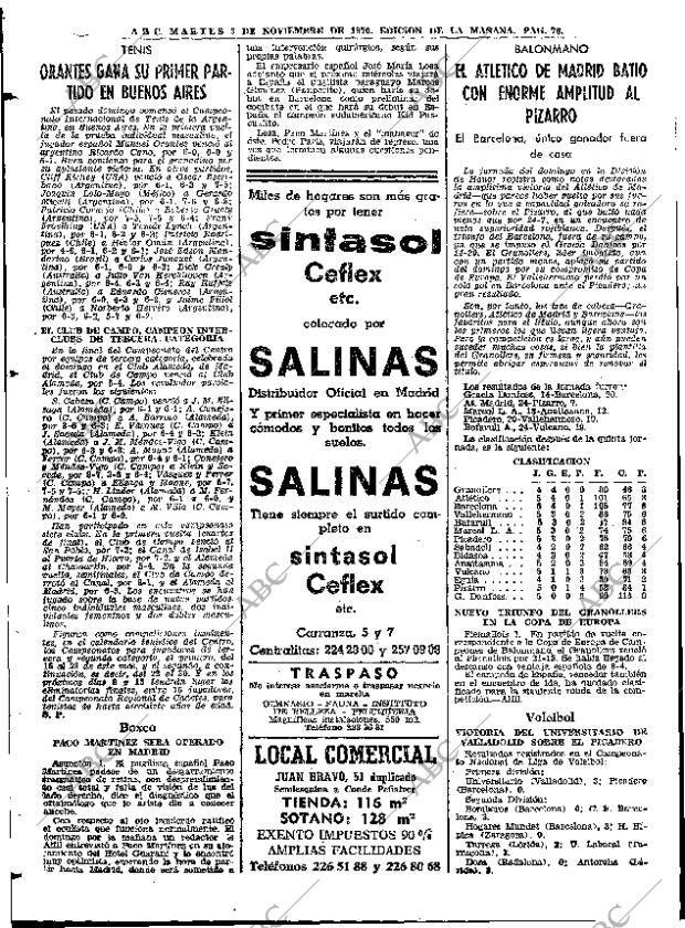 ABC MADRID 03-11-1970 página 76