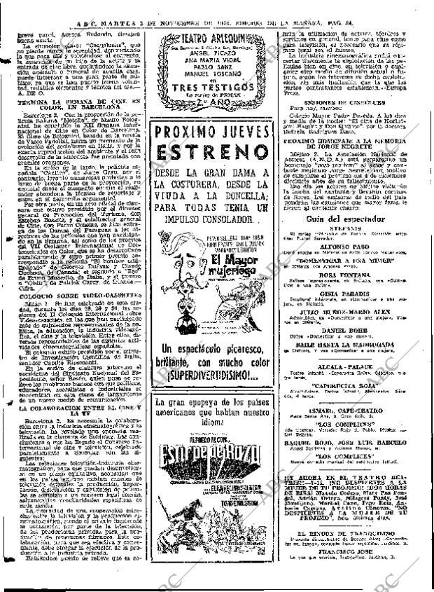 ABC MADRID 03-11-1970 página 84