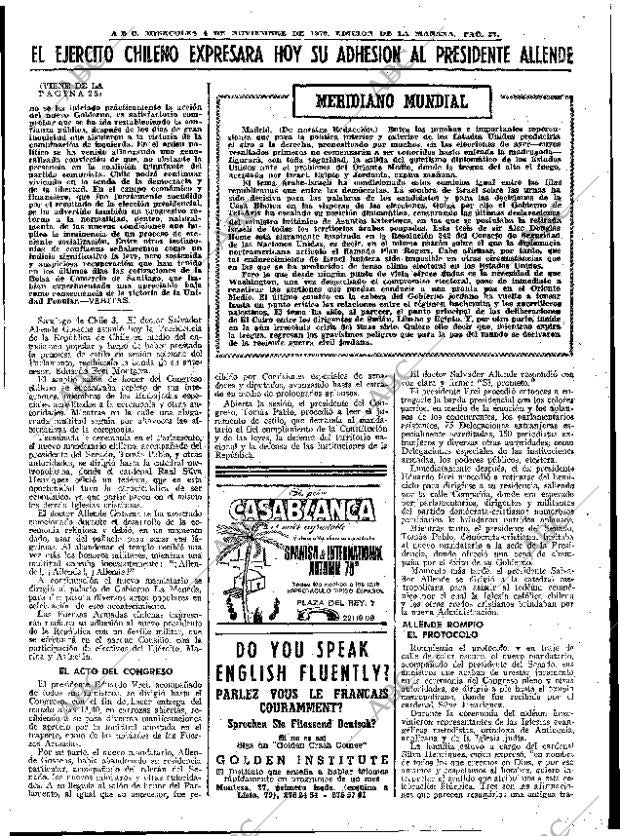 ABC MADRID 04-11-1970 página 27