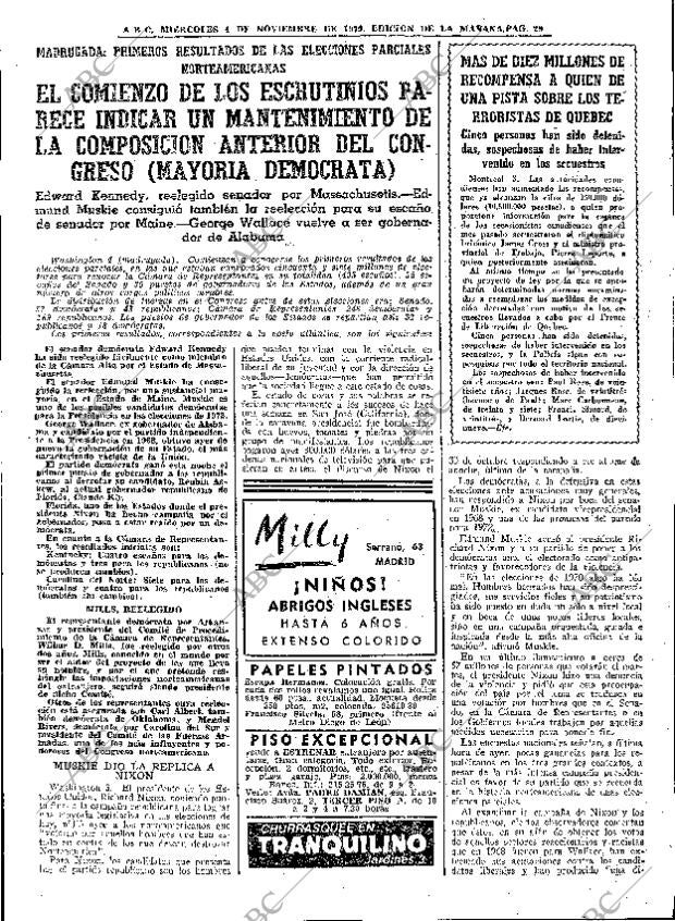 ABC MADRID 04-11-1970 página 29