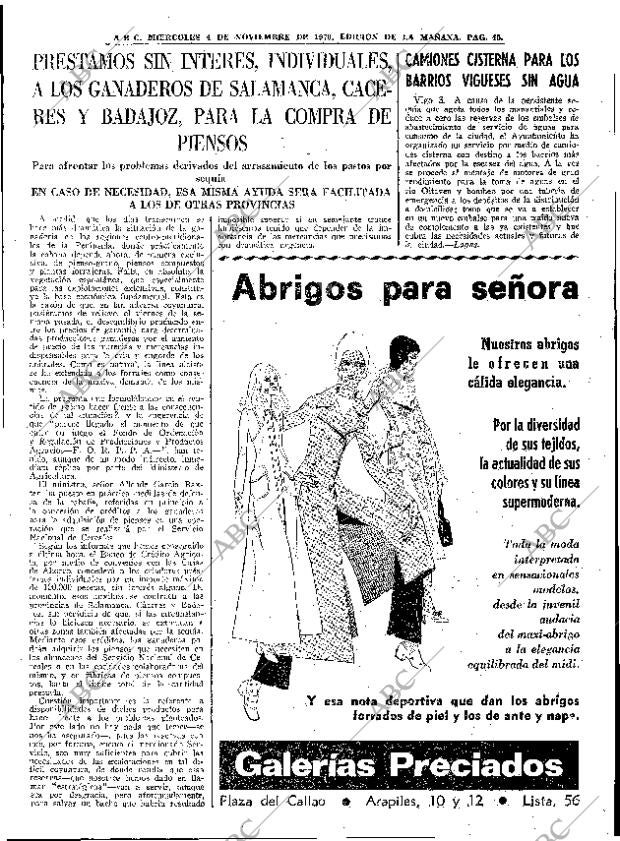 ABC MADRID 04-11-1970 página 45