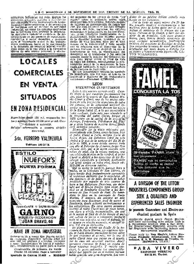 ABC MADRID 04-11-1970 página 52