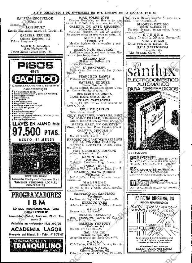 ABC MADRID 04-11-1970 página 68