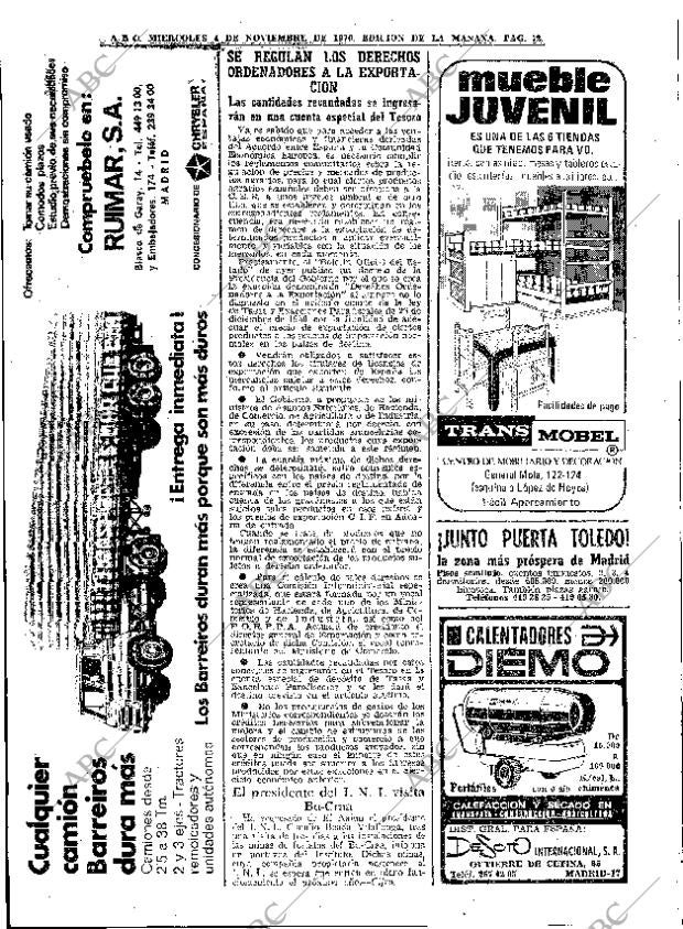 ABC MADRID 04-11-1970 página 72