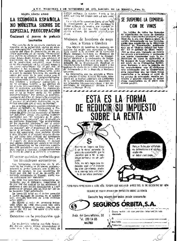 ABC MADRID 04-11-1970 página 73
