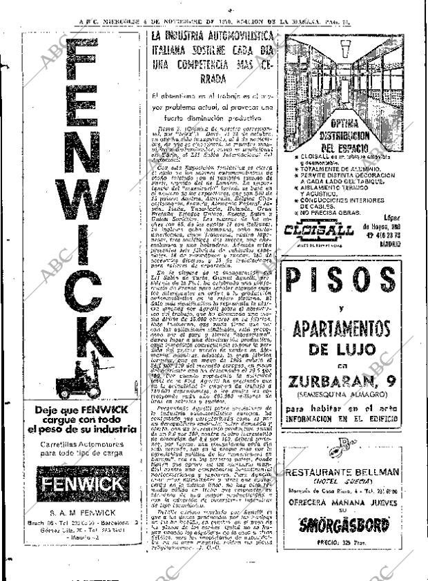 ABC MADRID 04-11-1970 página 74