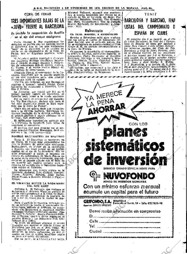 ABC MADRID 04-11-1970 página 85