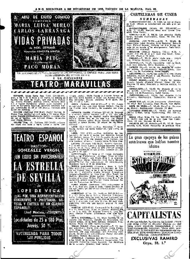 ABC MADRID 04-11-1970 página 98