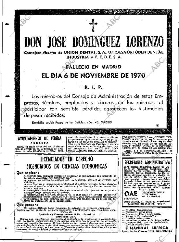 ABC MADRID 10-11-1970 página 110