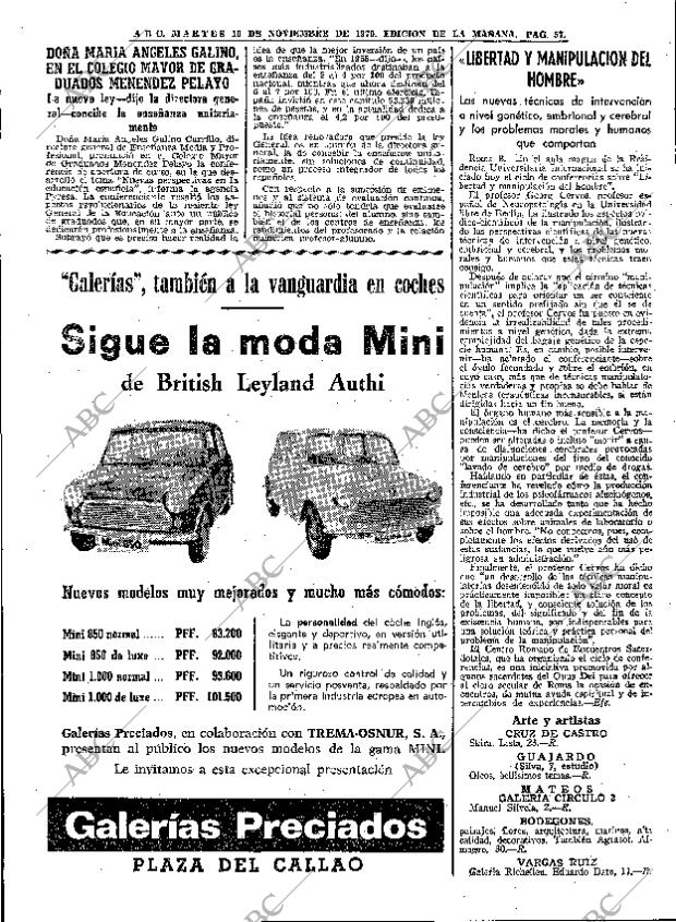 ABC MADRID 10-11-1970 página 57
