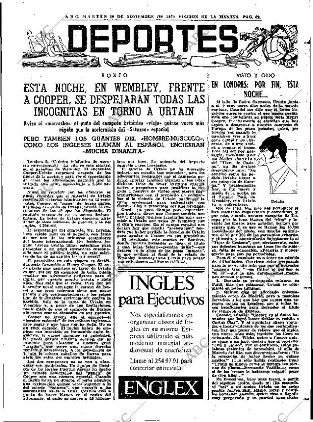 ABC MADRID 10-11-1970 página 69