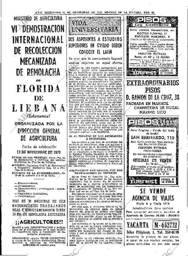 ABC MADRID 11-11-1970 página 42