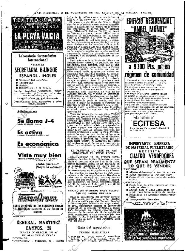 ABC MADRID 11-11-1970 página 98