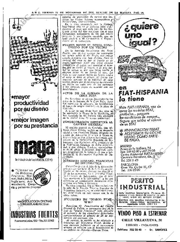 ABC MADRID 13-11-1970 página 58