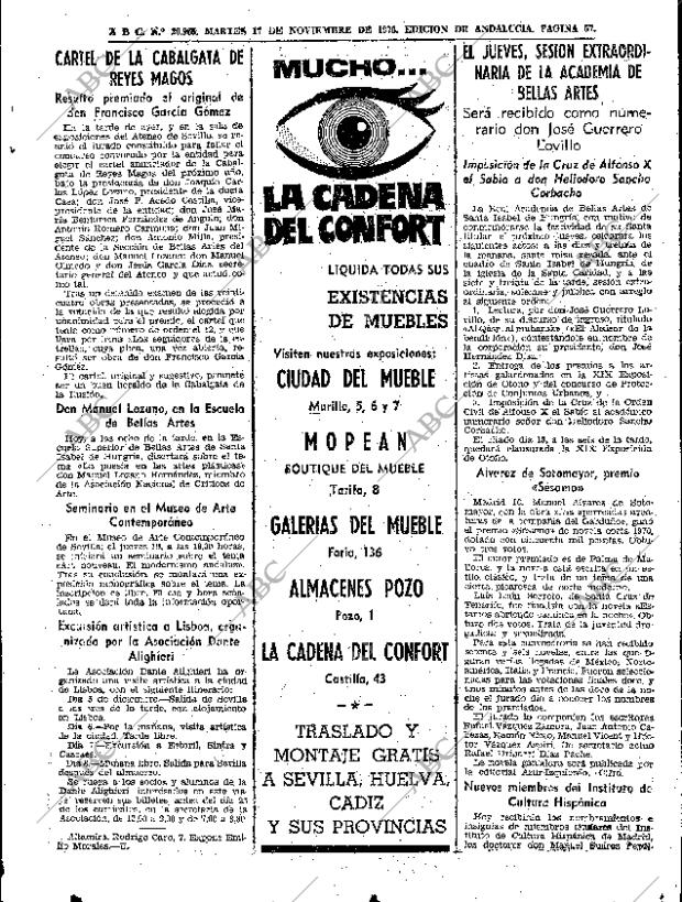 ABC SEVILLA 17-11-1970 página 57