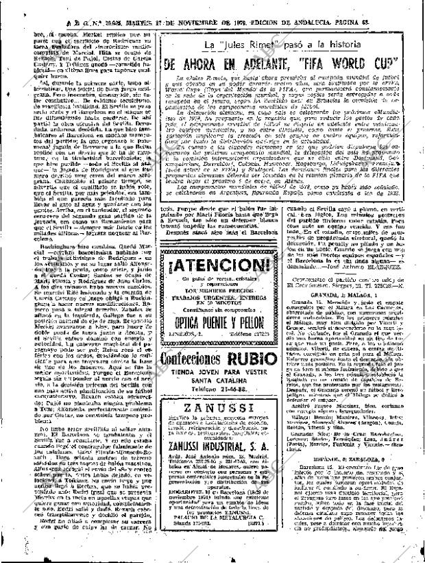 ABC SEVILLA 17-11-1970 página 63