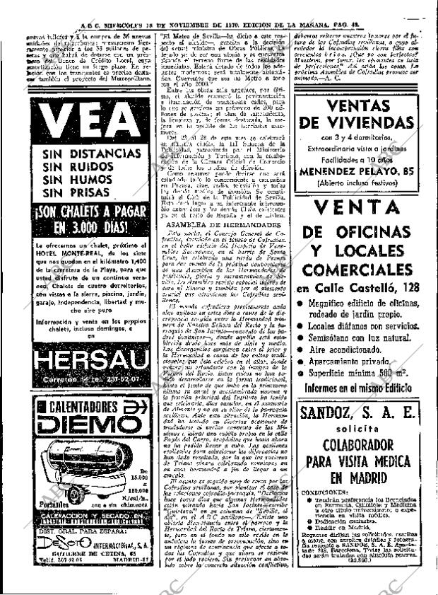 ABC MADRID 18-11-1970 página 48