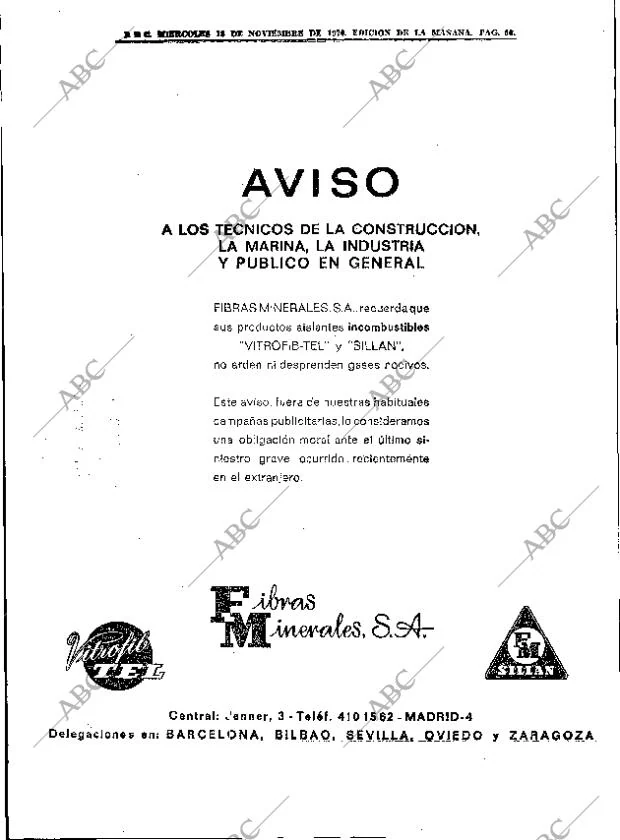 ABC MADRID 18-11-1970 página 56
