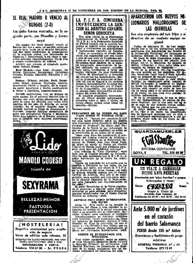 ABC MADRID 18-11-1970 página 77