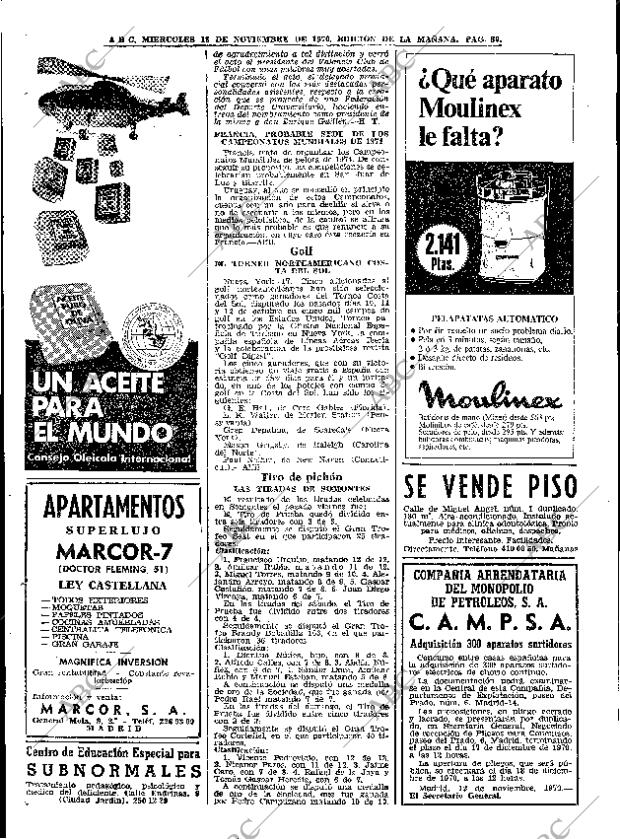 ABC MADRID 18-11-1970 página 80