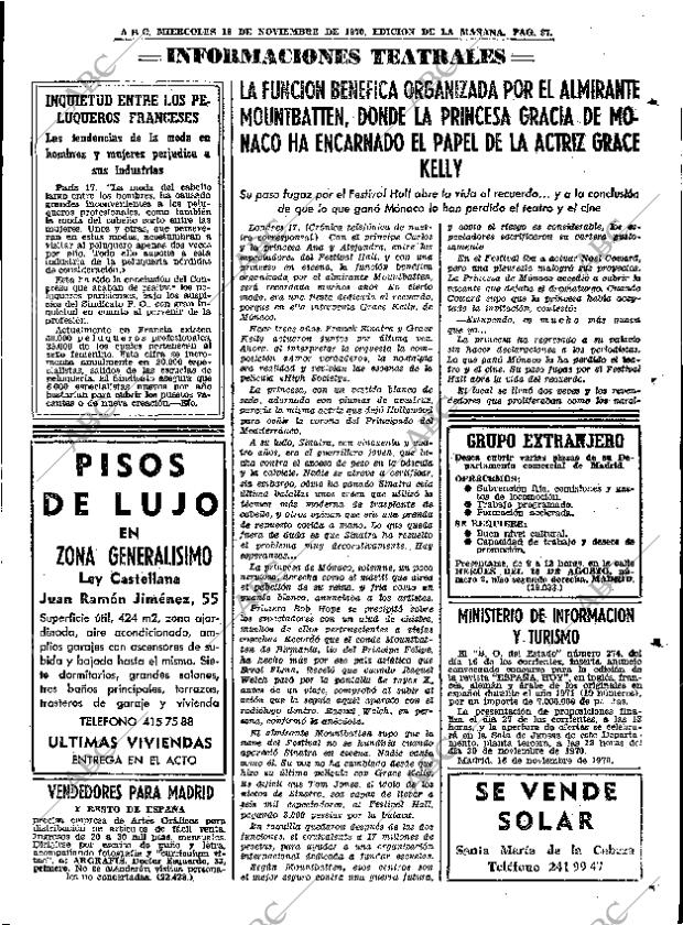 ABC MADRID 18-11-1970 página 87