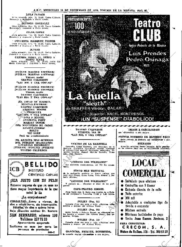 ABC MADRID 18-11-1970 página 91