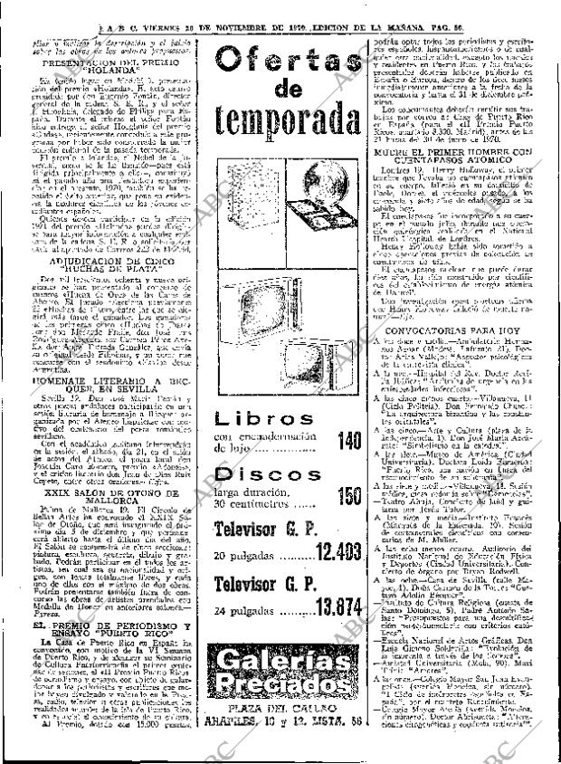 ABC MADRID 20-11-1970 página 56