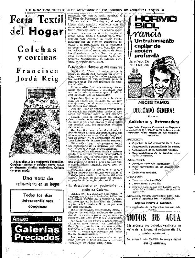 ABC SEVILLA 20-11-1970 página 54