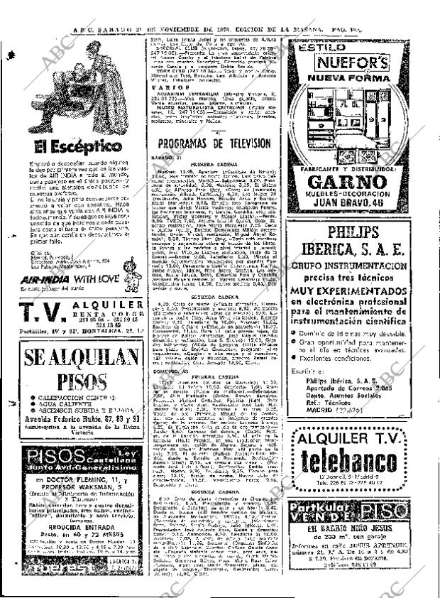 ABC MADRID 21-11-1970 página 100