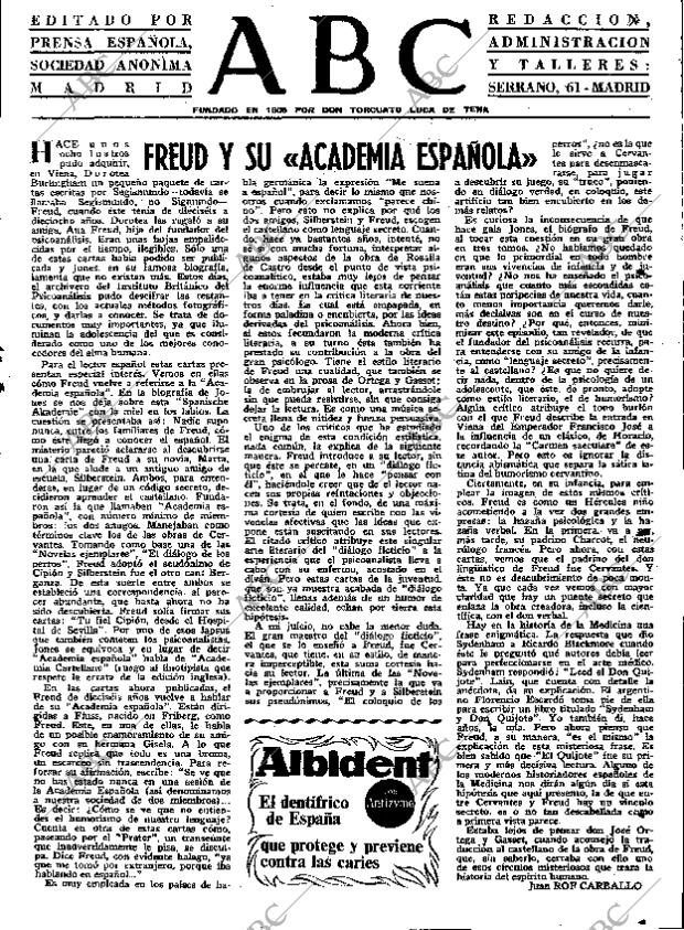 ABC MADRID 21-11-1970 página 3