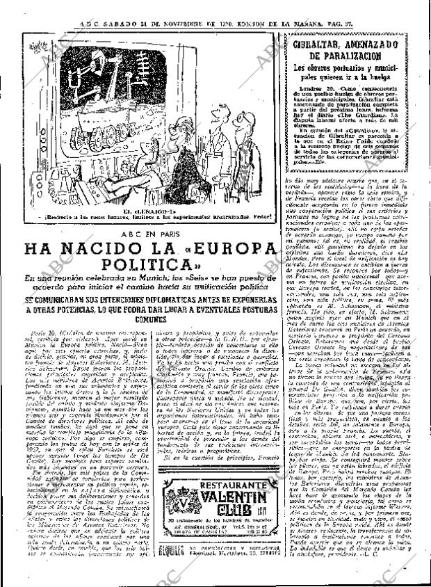 ABC MADRID 21-11-1970 página 37