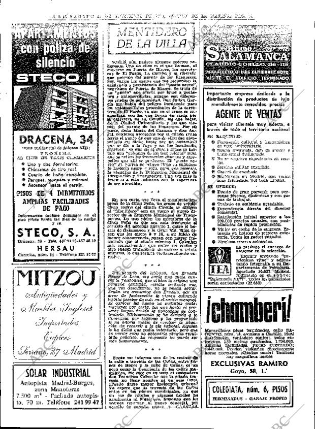 ABC MADRID 21-11-1970 página 62