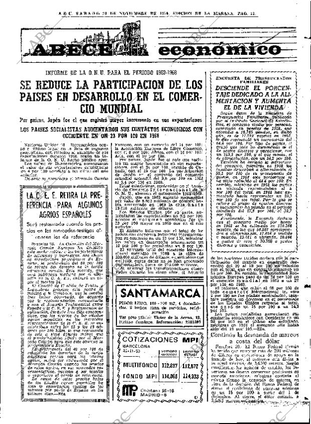 ABC MADRID 21-11-1970 página 73