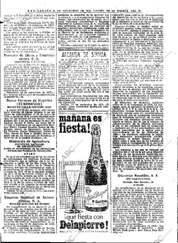 ABC MADRID 21-11-1970 página 76