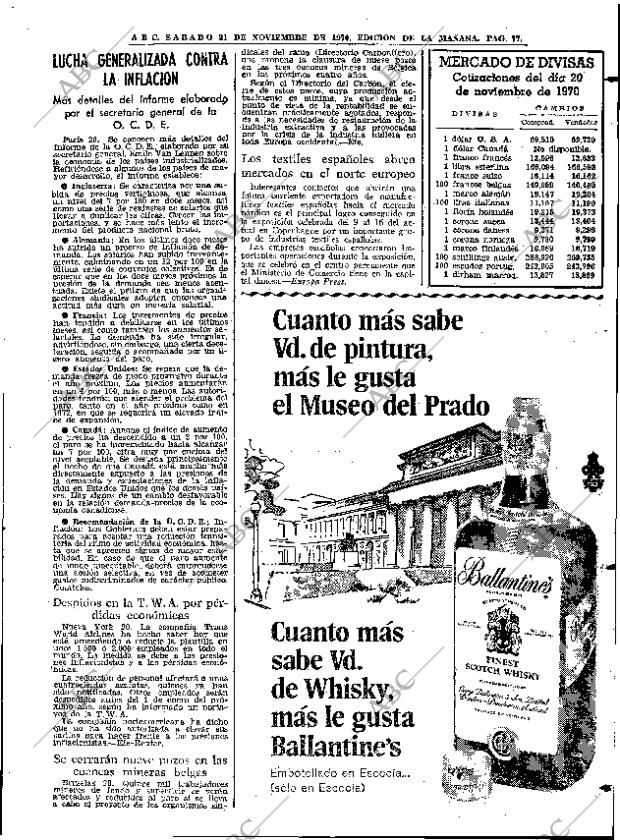 ABC MADRID 21-11-1970 página 77