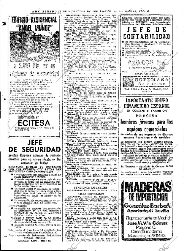 ABC MADRID 21-11-1970 página 98