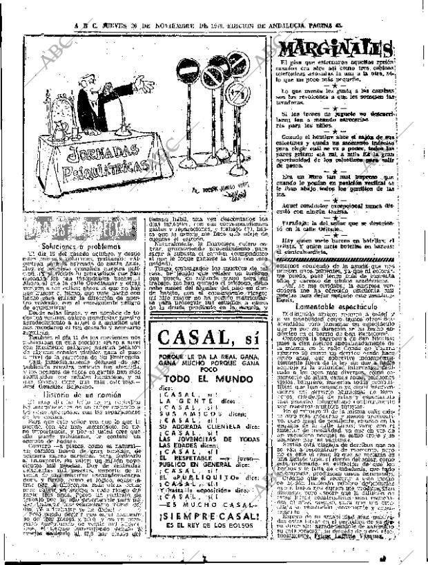 ABC SEVILLA 26-11-1970 página 45