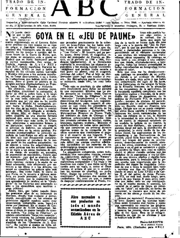 ABC SEVILLA 27-11-1970 página 3
