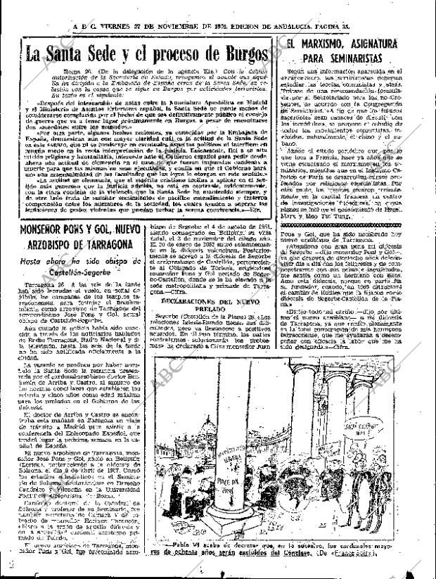 ABC SEVILLA 27-11-1970 página 35