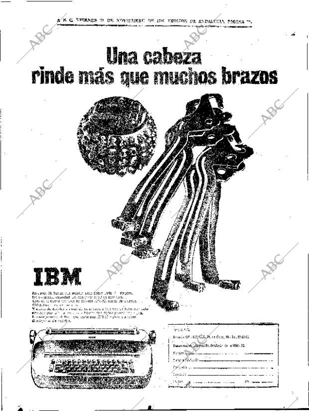 ABC SEVILLA 27-11-1970 página 38