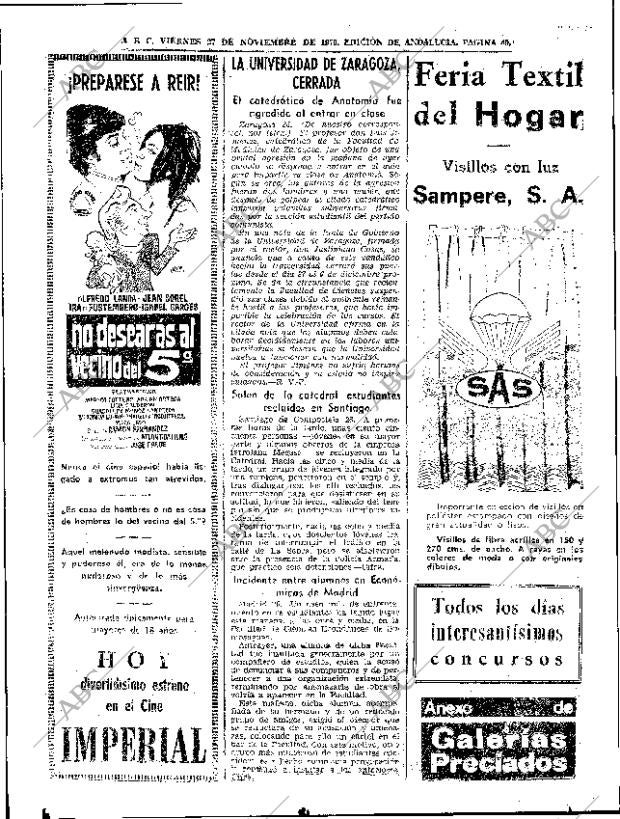 ABC SEVILLA 27-11-1970 página 40