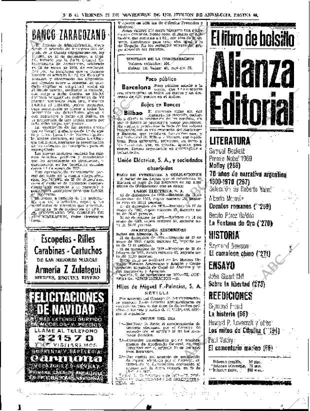 ABC SEVILLA 27-11-1970 página 46
