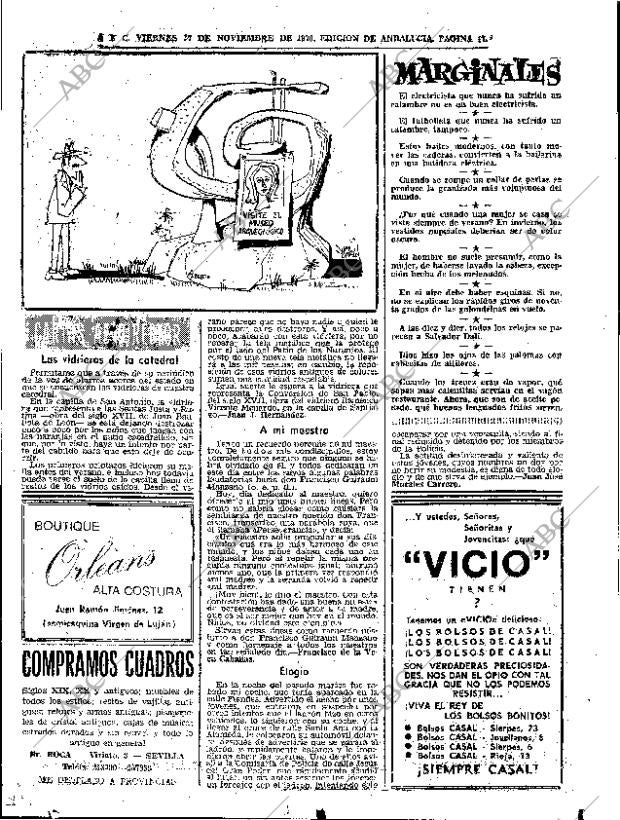 ABC SEVILLA 27-11-1970 página 47