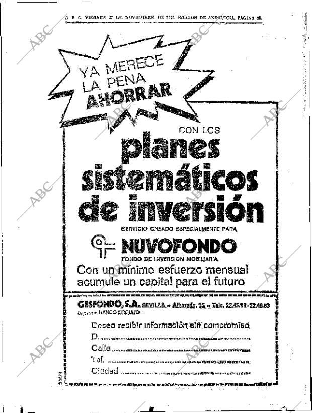 ABC SEVILLA 27-11-1970 página 48
